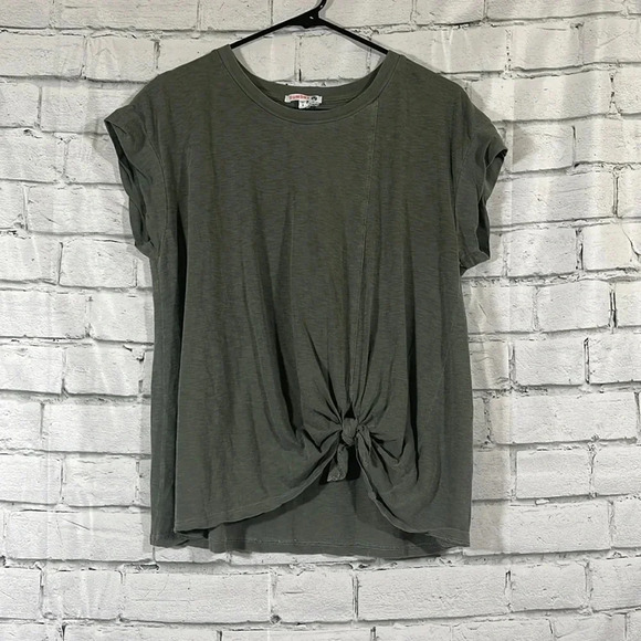 Women’s SUNDRY vintage style knot front top 2 - Picture 1 of 3